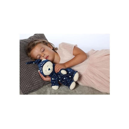 Gipsy Toys - Glow in The Dark - Baby Bear - Peluche pour Enfant Brille dans la Nuit (Bleu) - 24 cm