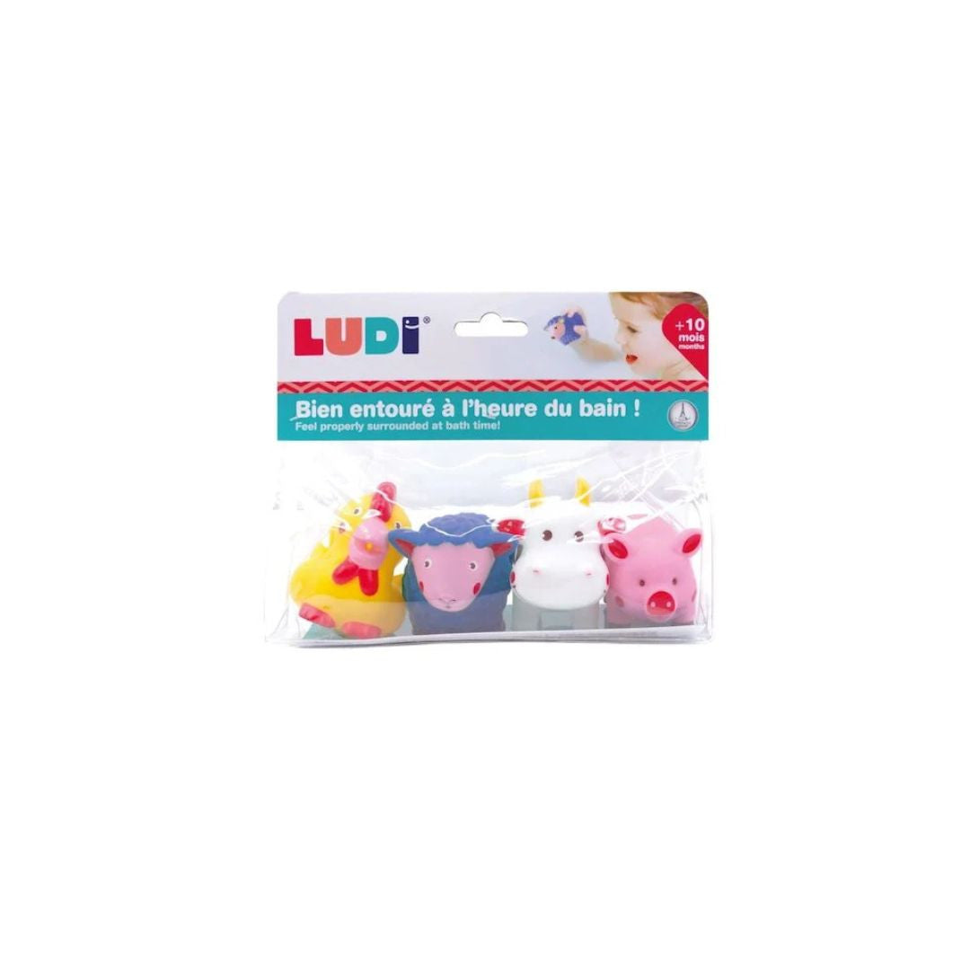 Ludi - Jouets de bain aspergeurs - Ferme