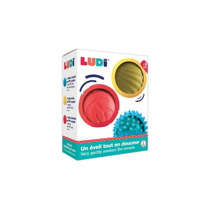 Ludi - 3 Balles Sensorielles