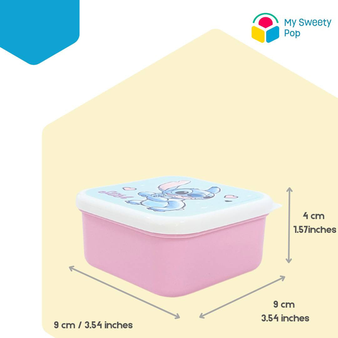 Boîte à goûter (3en1) Stitch - Violet/Bleu/Rose