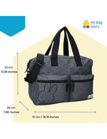 Mybagstory - Sac à langer avec matelas à langer Miffy (40 cm)